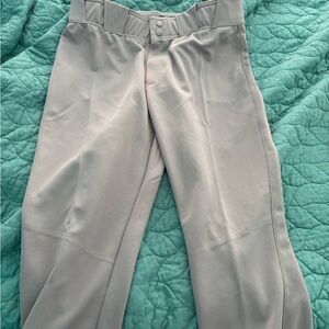 Adidas Light Gray Icon Pro Baseball Knickers